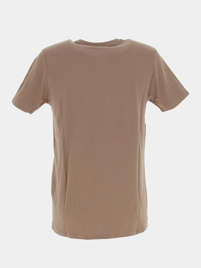 T-shirt ticlass marron homme - Teddy Smith