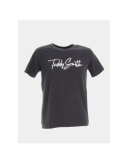 T-shirt logo evan noir garçon - Teddy Smith