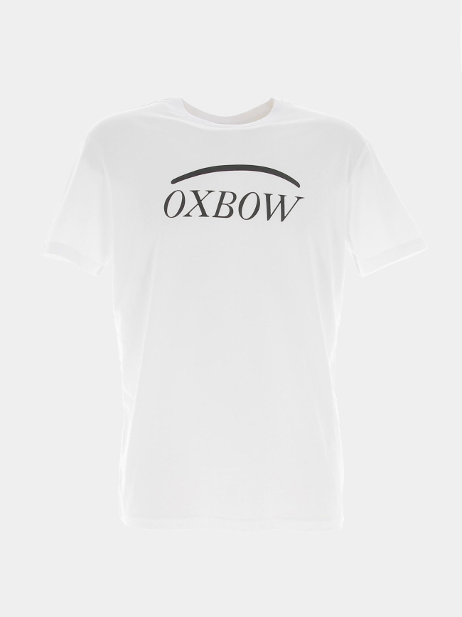 T-shirt graphique logo blanc homme - Oxbow