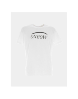 T-shirt graphique logo blanc homme - Oxbow