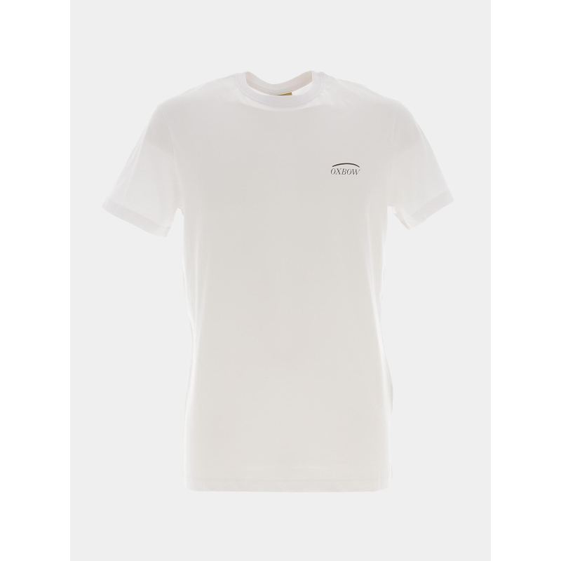 T-shirt graphique imprimé blanc homme - Oxbow