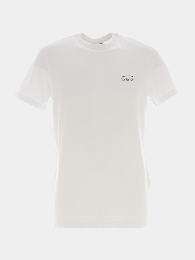 T-shirt graphique imprimé blanc homme - Oxbow