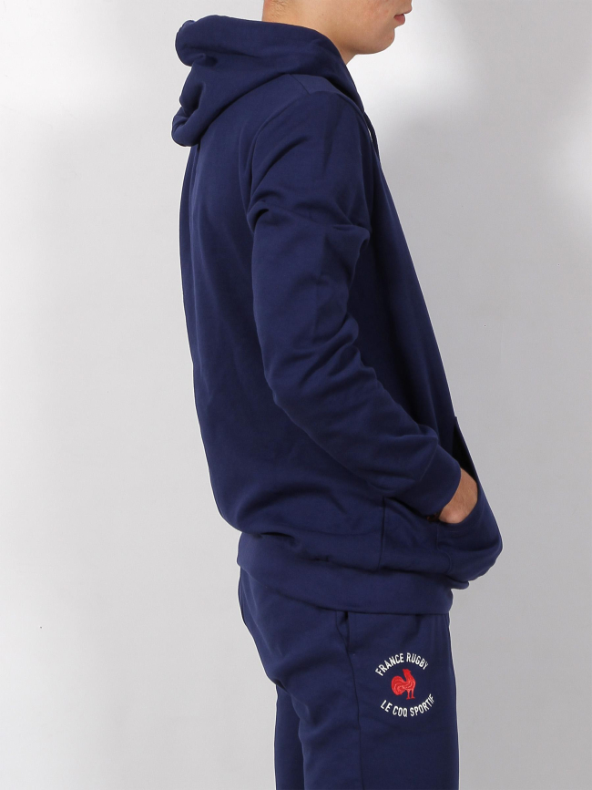 Sweat fanwear FFR bleu marine homme - Le Coq Sportif