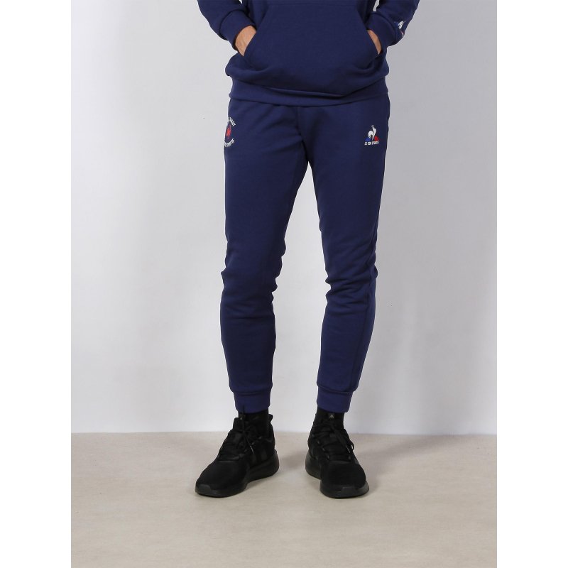 Jogging fanwear ffr bleu marine homme - Le Coq Sportif