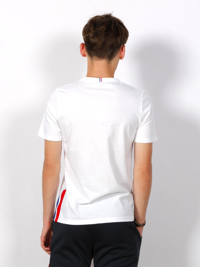 T-shirt tri ss n1 blanc homme - Le Coq Sportif