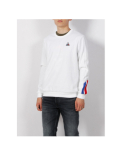 Sweat tri crew n1 blanc homme - Le Coq Sportif