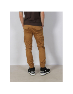 Pantalon cargo resserré garden marron homme - Deeluxe