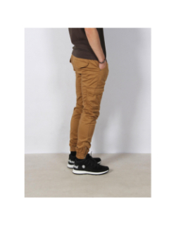 Pantalon cargo resserré garden marron homme - Deeluxe