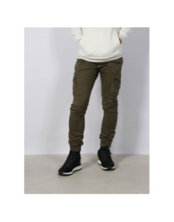 Pantalon cargo garden kaki homme - Deeluxe