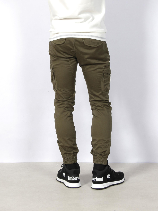 Pantalon cargo garden kaki homme - Deeluxe