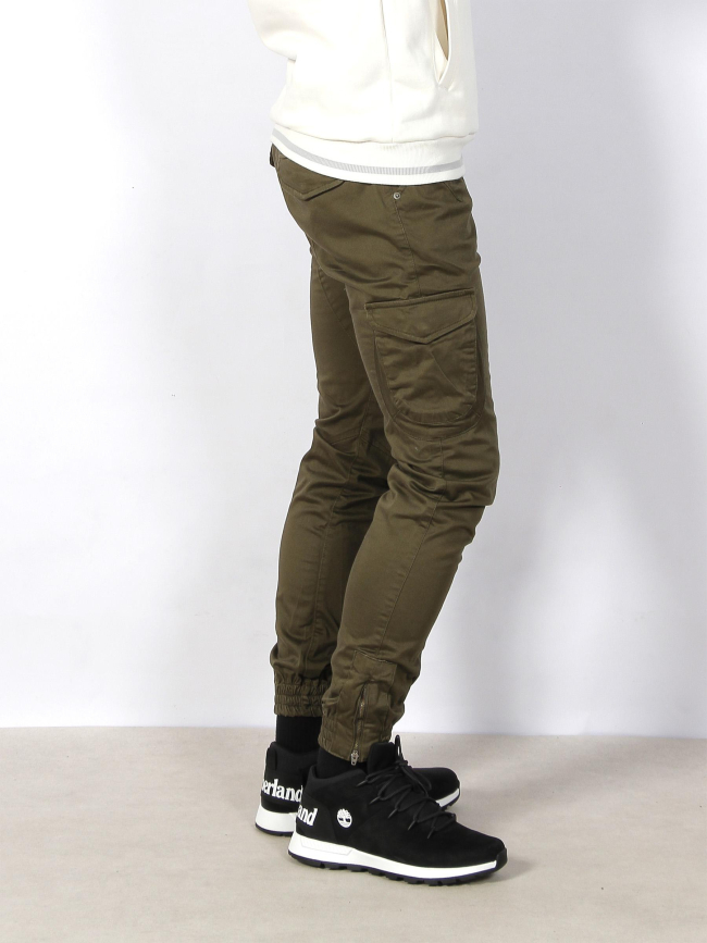 Pantalon cargo garden kaki homme - Deeluxe