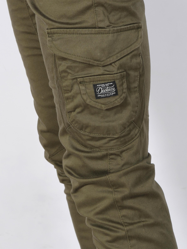 Pantalon cargo garden kaki homme - Deeluxe