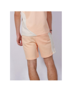 Short logo imprimé relief orange homme - Project X Paris