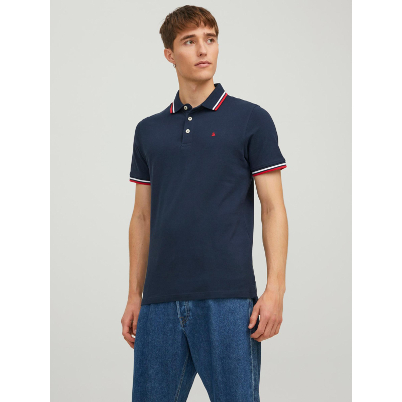 Polo paulos bleu marine homme - Jack & Jones