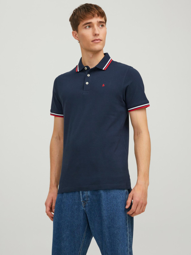 Polo paulos bleu marine homme - Jack & Jones