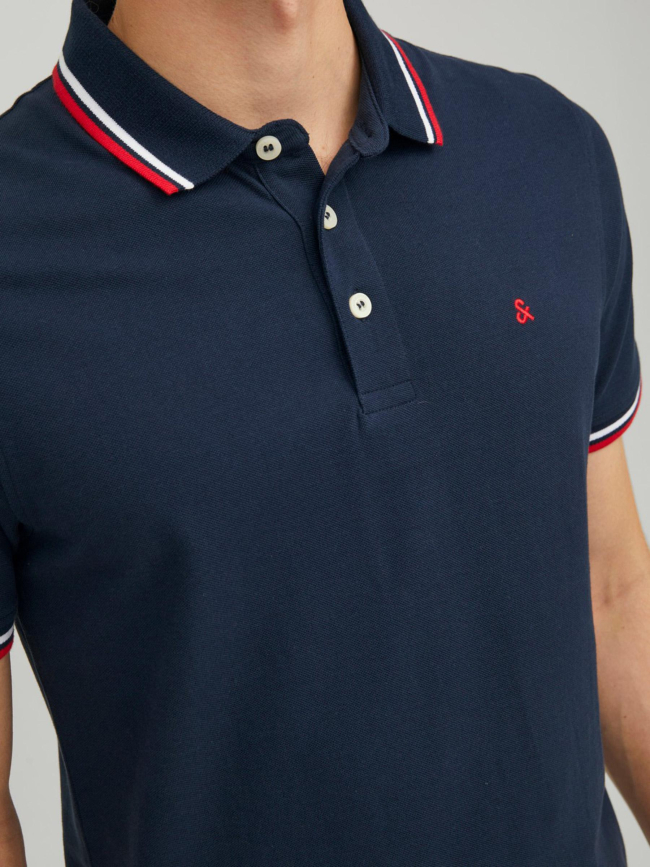 Polo paulos bleu marine homme - Jack & Jones