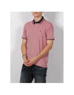 Polo manches courtes rouge homme - Jack & Jones