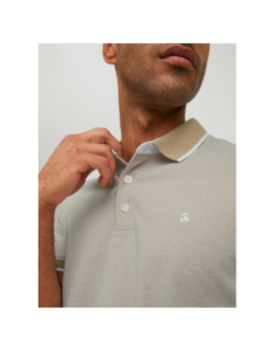 Polo manches courtes beige homme - Jack & Jones