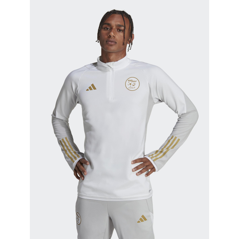 Sweat de football faf algérie 2022 blanc homme - Adidas