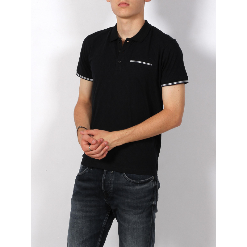 Polo manches courtes bleu marine homme - Sunvalley