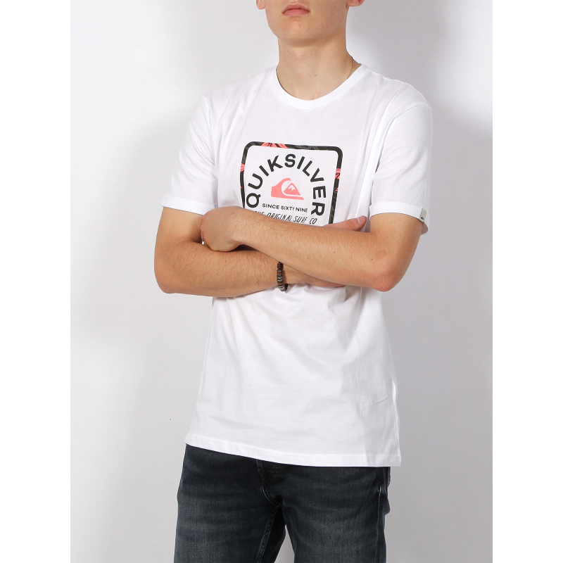 T-shirt fourthflower square blanc homme - Quiksilver