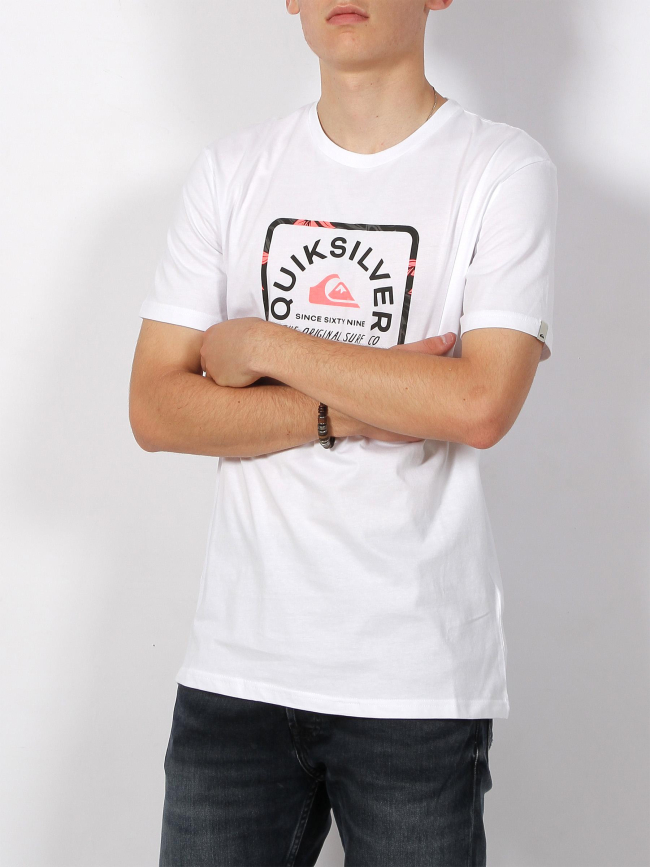 T-shirt fourthflower square blanc homme - Quiksilver