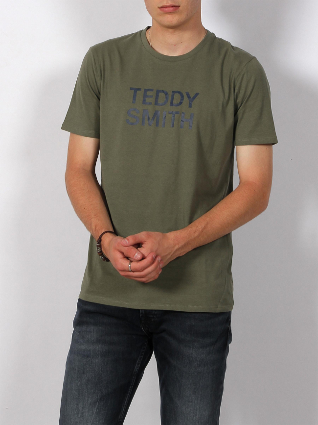 T-shirt ticlass basic vert homme - Teddy Smith