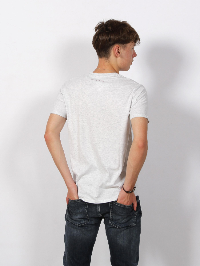 T-shirt ticlass basic gris homme - Teddy Smith