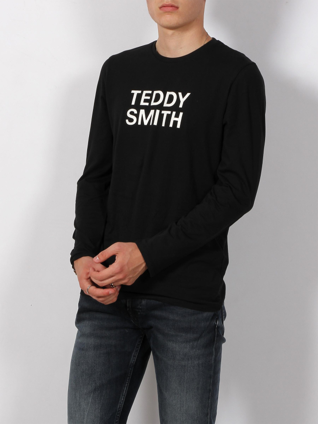 T-shirt manches longues ticlass noir homme - Teddy Smith