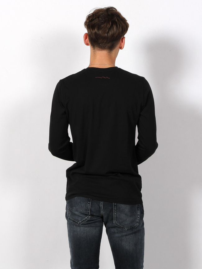 T-shirt manches longues ticlass noir homme - Teddy Smith