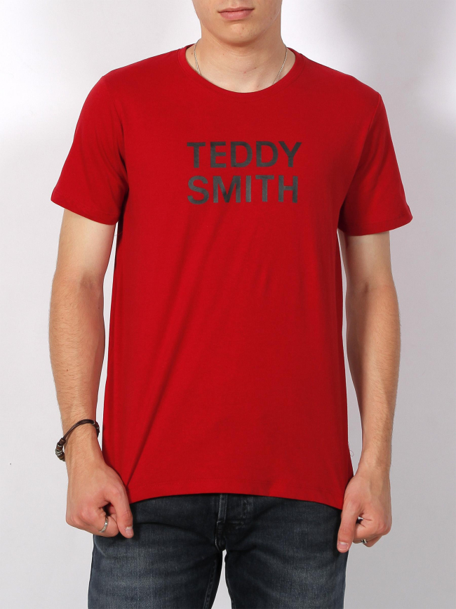 T-shirt ticlass 3 rouge garçon - Teddy Smith