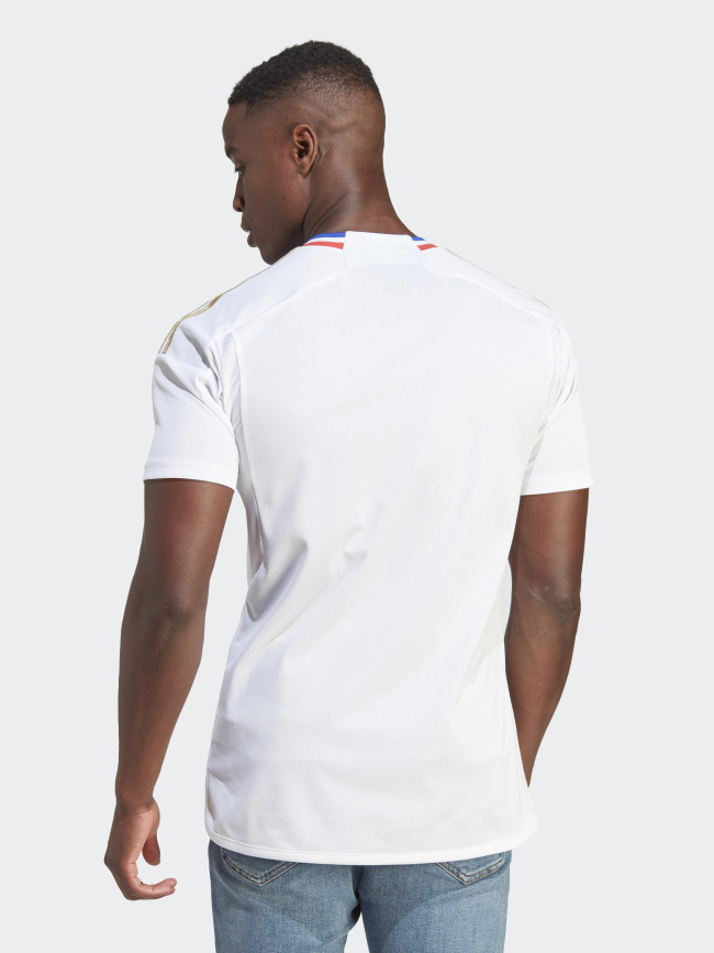 Maillot de football OL domicile blanc homme - Adidas