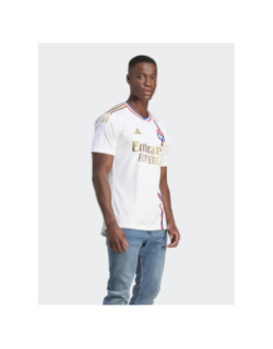 Maillot de football OL domicile blanc homme - Adidas