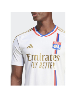 Maillot de football OL domicile blanc homme - Adidas