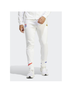 Jogging de football OL blanc homme - Adidas