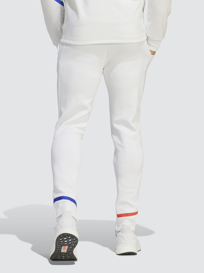 Jogging de football OL blanc homme - Adidas