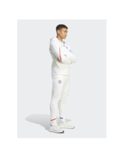 Jogging de football OL blanc homme - Adidas