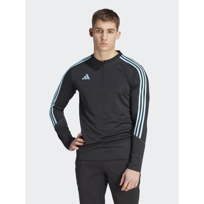 Sweat de football stripes aeroready noir homme - Adidas