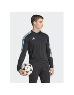 Sweat de football stripes aeroready noir homme - Adidas