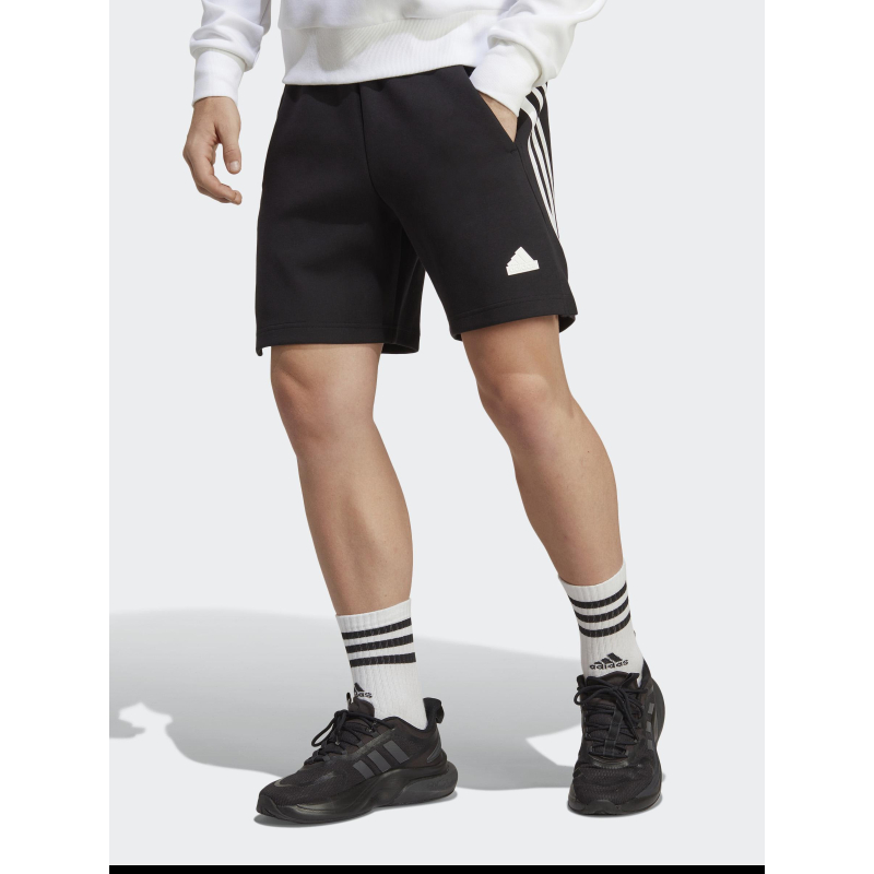 Short avec bandes noir homme - Adidas