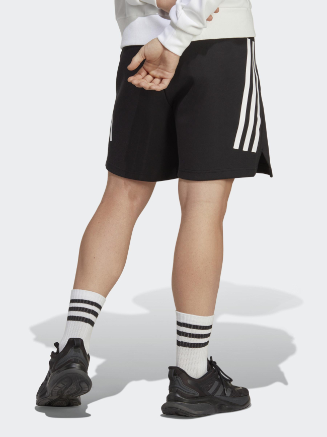 Short avec bandes noir homme - Adidas