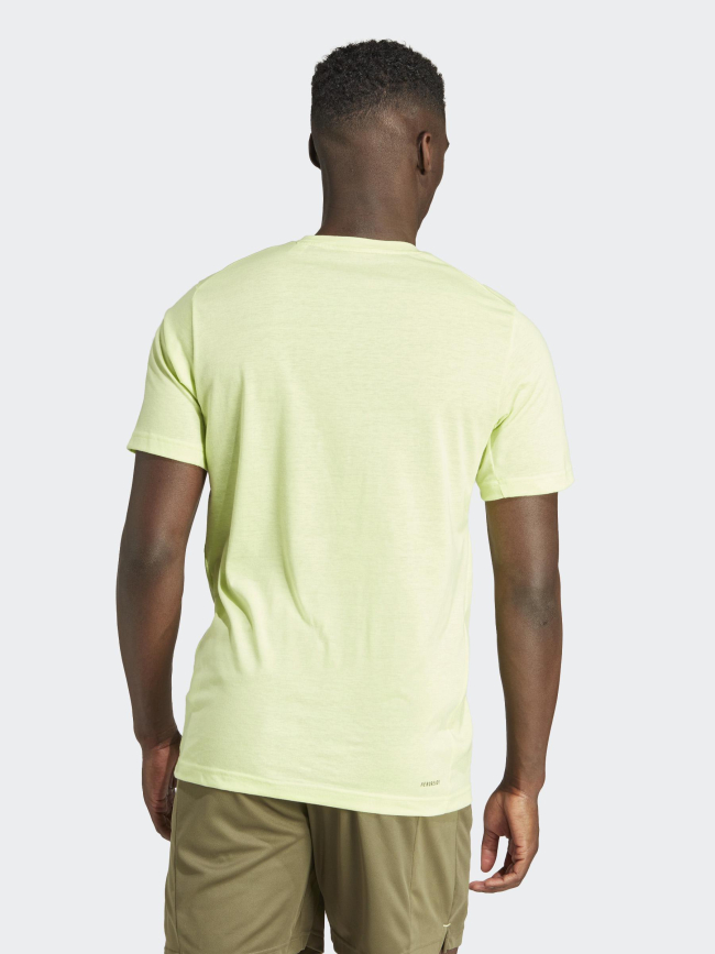T-shirt logo vert fluo homme - Adidas
