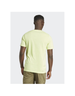 T-shirt logo vert fluo homme - Adidas