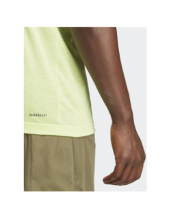 T-shirt logo vert fluo homme - Adidas