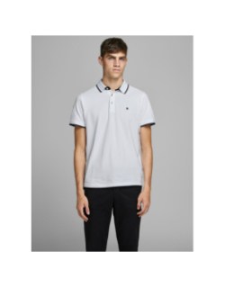 Polo manches courtes blanc homme - Jack & Jones