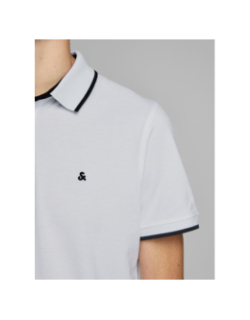 Polo manches courtes blanc homme - Jack & Jones