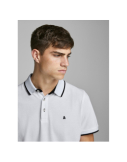 Polo manches courtes blanc homme - Jack & Jones