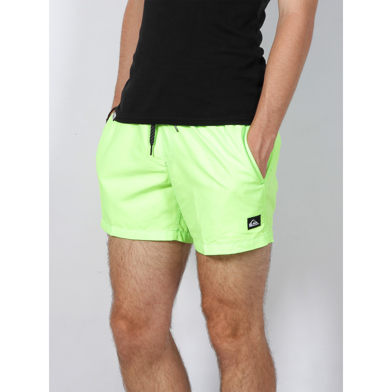 Short de bain everyday volley vert fluo homme - Quiksilver