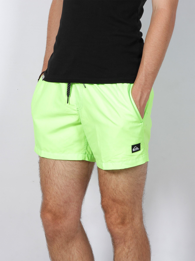 Short de bain everyday volley vert fluo homme - Quiksilver