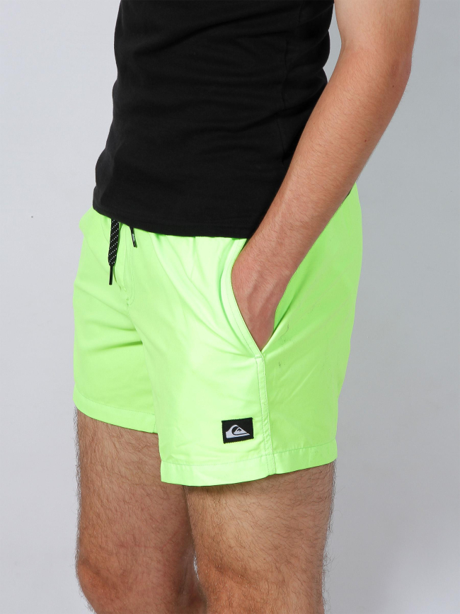 Short de bain everyday volley vert fluo homme - Quiksilver